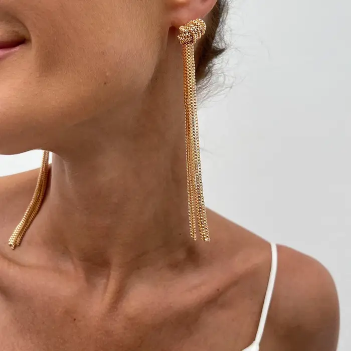 2025 bijoux de mode longue gland serpent chaîne cou colliers chaînes unies