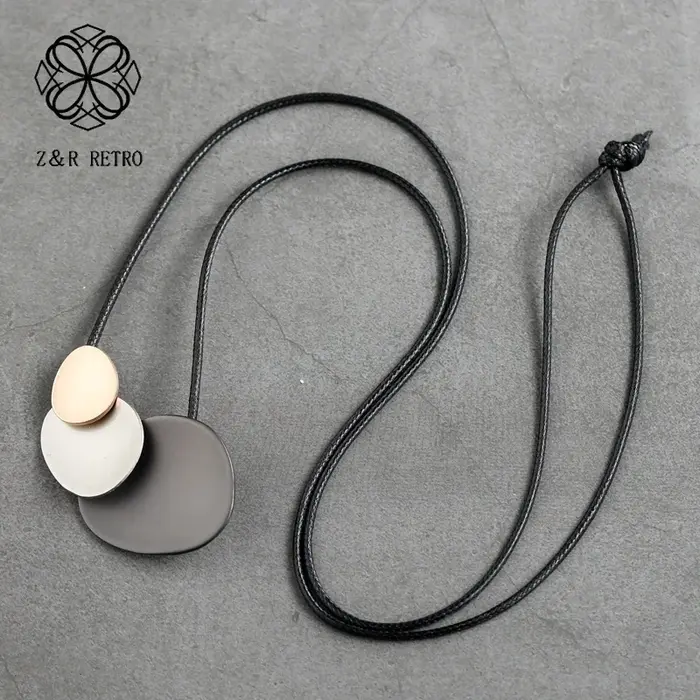 Collier long bohème avec chaîne de suspension vintage fait à la main pour femmes, cadeau d'anniversaire, bijou pour occasions spéciales