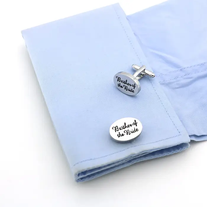 Elassortir-lèvent de manchette de mariage pour hommes