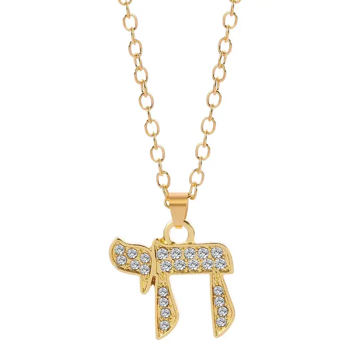 Collier Hip-Hop π tendance avec pendentif micro-incrusté de strass, bijoux de mode unisexe, accessoi