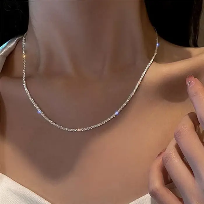Collier en argent Sterling S925 authentique