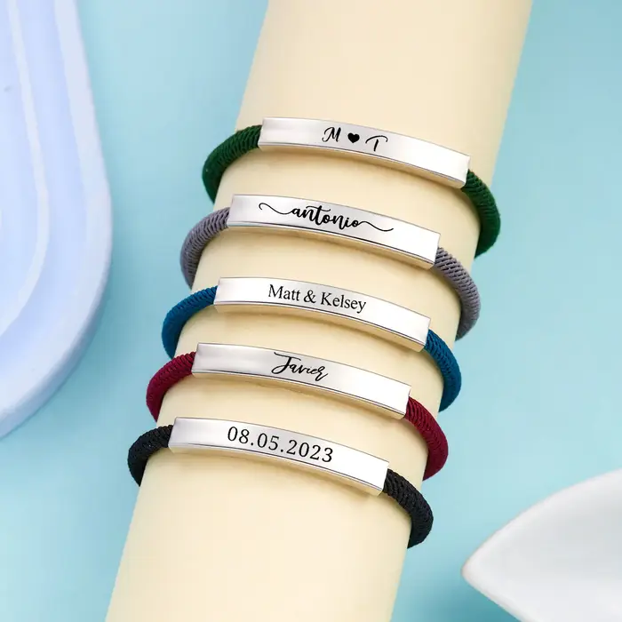 Bracelet en Corde Personnalisé pour Homme