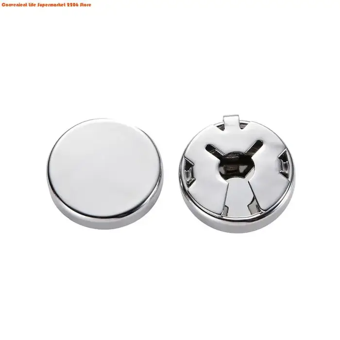 1 paire de boutons de manchette ronds en laiton