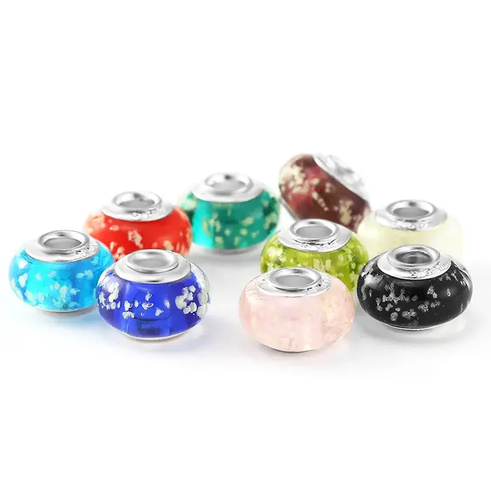 Collier de perles de verre Shoous pour hommes et femmes