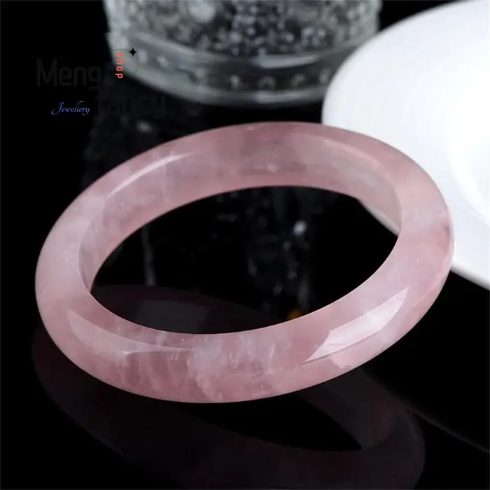 Bracelet en Quartz Rose naturel de Madagascar