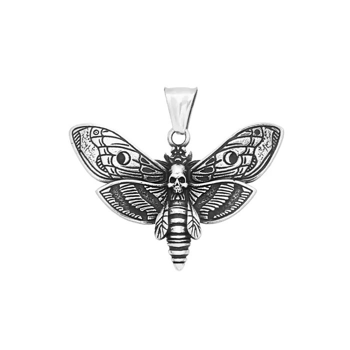 Collier avec pendentif tête de mort pour hommes