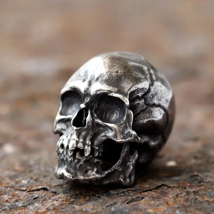 Pendentif Tête de Mort Punk pour Homme et Femme, Colliers Gothiques, Hip Hop, Modules Tête de Mort, 