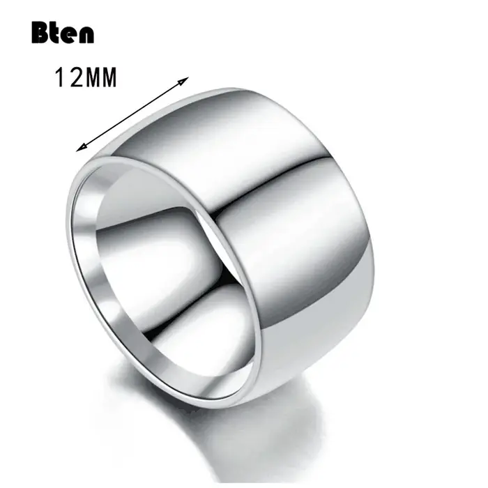 Bten mode charme bijoux bague hommes en acier inoxydable noir anneaux pour femmes