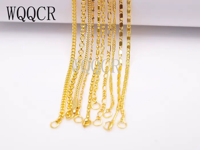 Collier rempli d'or 18 carats, bijoux mixtes, pendentif JOPendant, 16-30 amaran, vente en gros, 10 pièces