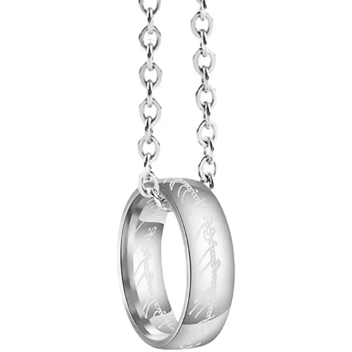 Collier en acier inoxydable plaqué or gravé pour homme femme fille ado élégant soirée fête cadeau personnalisable