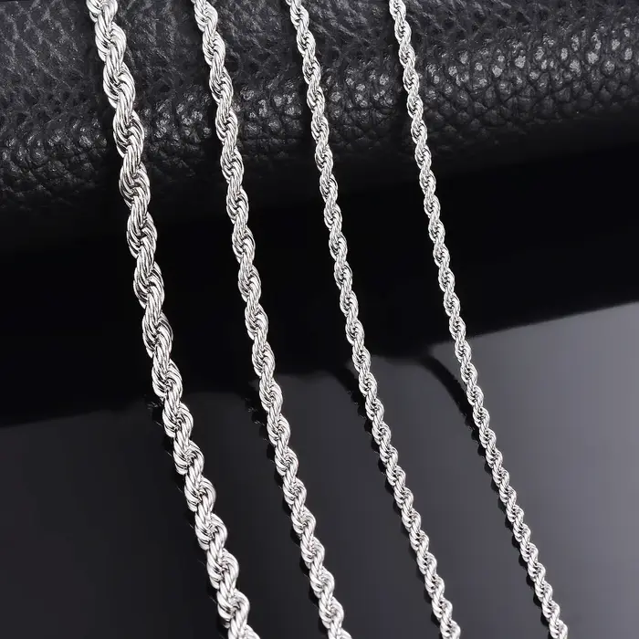 Collier de ULen argent regardé 925 pour hommes et femmes