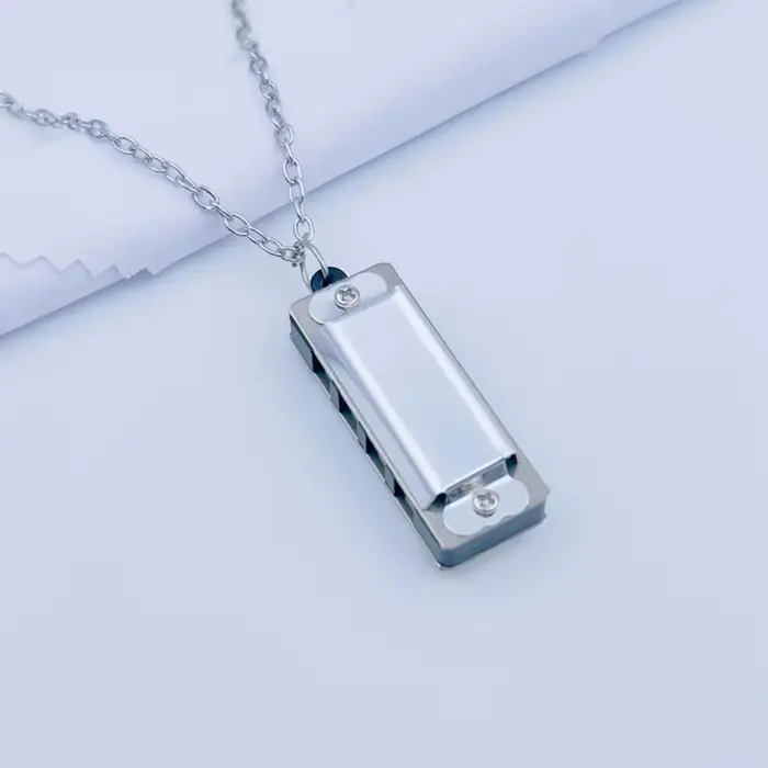 Mini collier de calcul en métal, 4 trous, 8 tons, cadeau musical JOMini