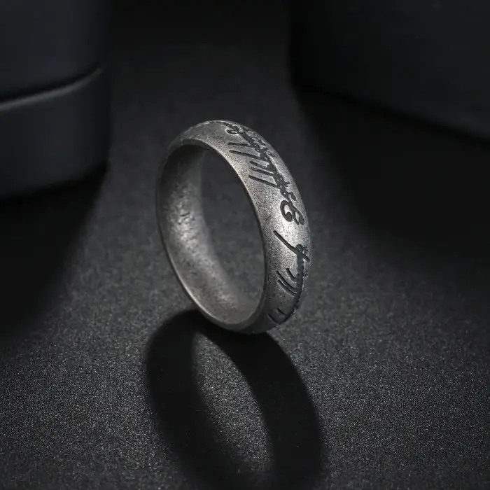 Bague Maître en Argent Antique