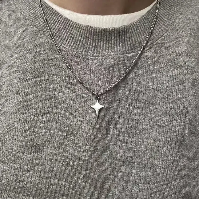Collier Vintage Simple et tendance pour hommes et femmes