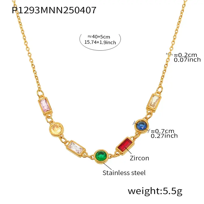 50 cm deux types de collier de chaîne en acier inoxydable plaqué or 18 carats style hip hop rock aud