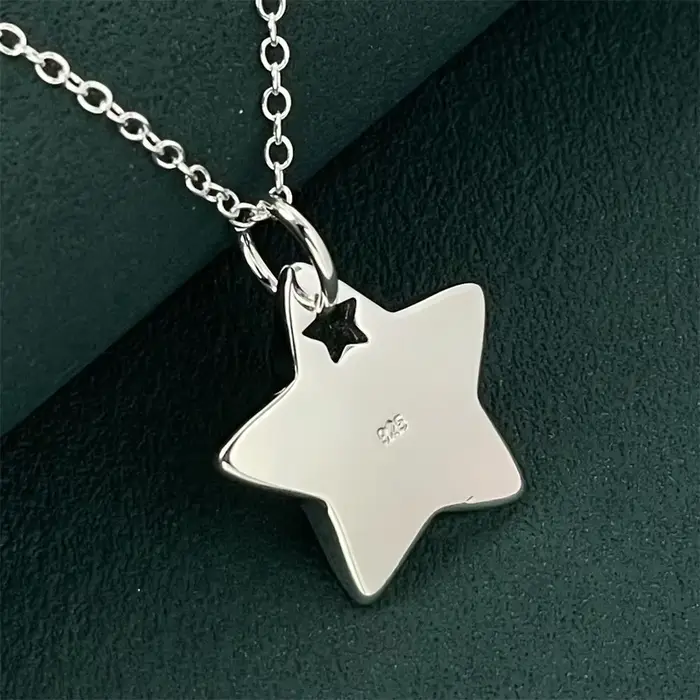 Collier pendentif étoile en argent Sterling 925, bijoux de luxe simples pour Couple, Banquet, mariag