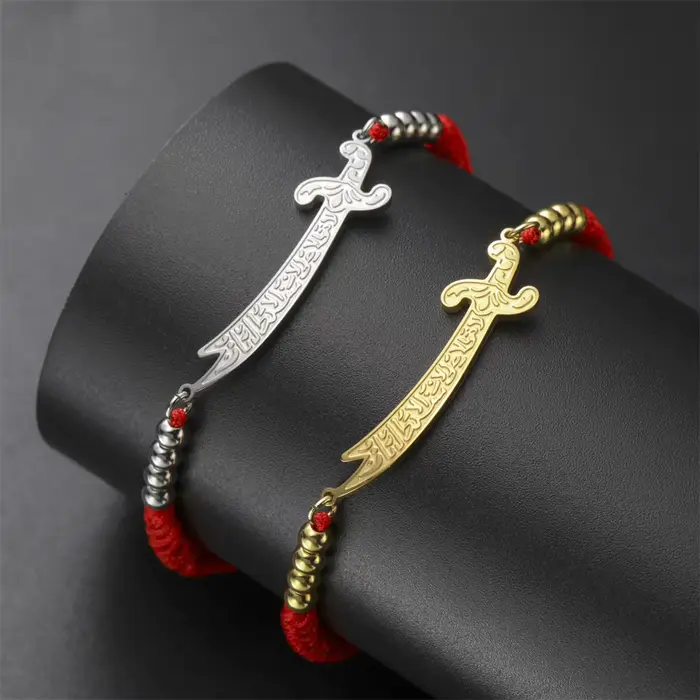Bracelet Épée Zulfiqar Imam Ali EUEAVAN en Acier Inoxydable
