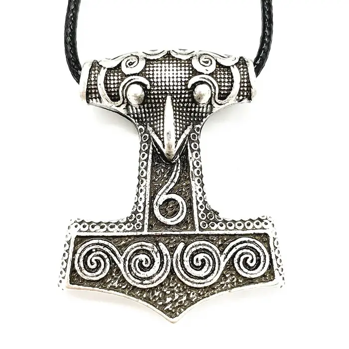 Thor marteau Mjolnir bijoux Odin corbeau amulette Talisman Viking pendentif collier hommes