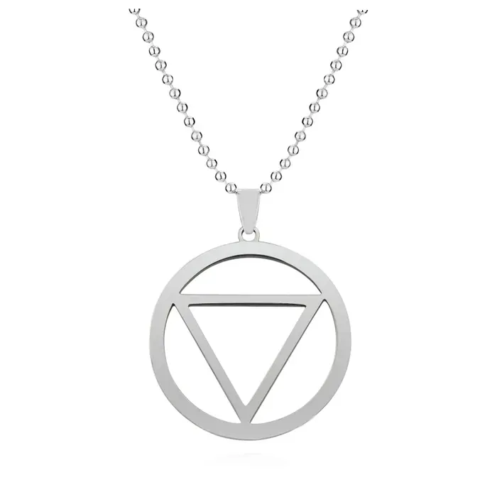 Collier Akatsuki Hidan Ninja Jashin, Symbole de la Trinité, Baptême, Catholisme, Porte-clés Vintage,