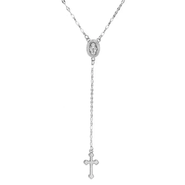 Collier avec pendentif chapelet religieux pour femmes, Vintage, croix chrétienne, bohémien, breloque, bijoux à la mode, cadeaux, nouvelle mode 2026
