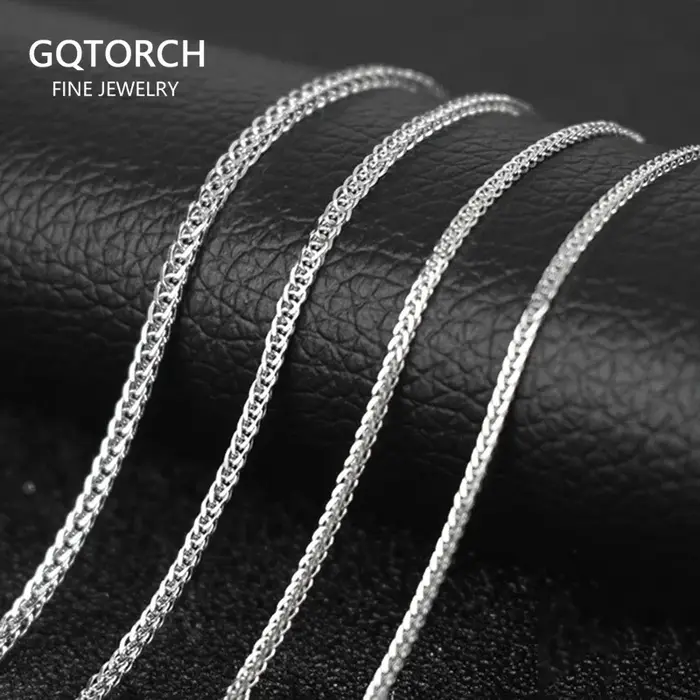 Collier en argent Sterling S925 pour hommes et femmes