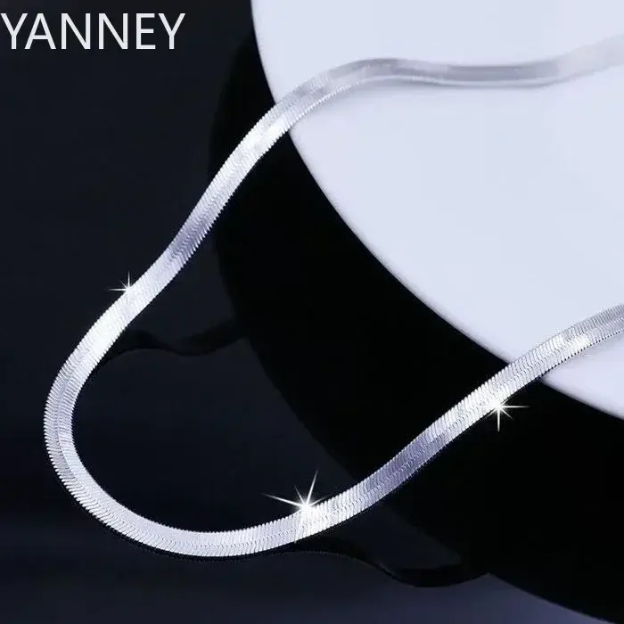Collier chaîne à lame fine en argent Sterling 925