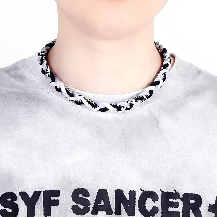 Collier de Baseball avec Trois Cordes Tressées