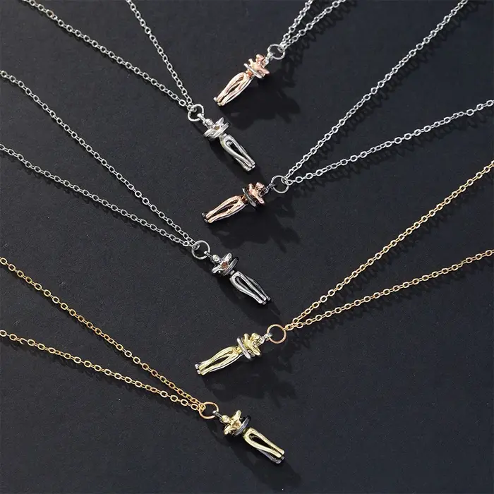 Collier en acier inoxydable pour couple