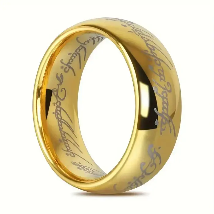 Bagues de mariage en acier inoxydable pour Couples