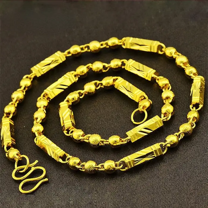 Colliers en or 24 carats pour hommes