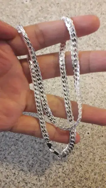 Collier en argent pour homme et femme