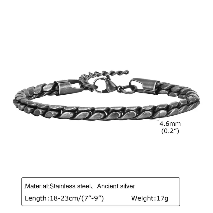 Bracelets byzantins épais pour hommes