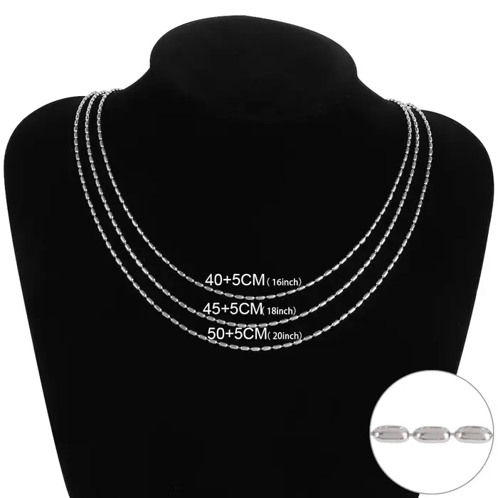 Collier Ras du Cou en Acier Inoxydable Serti de Boule Ronde en Or pour Homme et Femme Occasions Spéciales Élégant et Durables