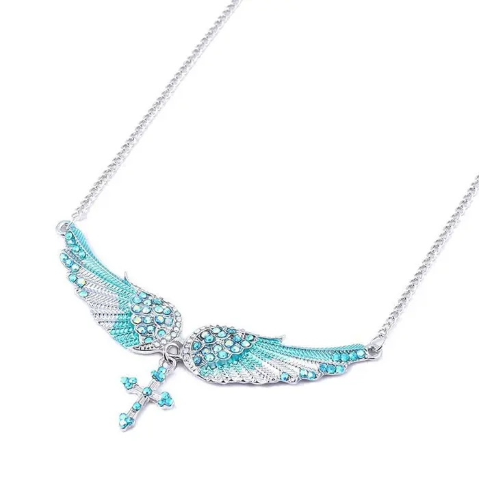 Colliers en cristal vintage pour femmes