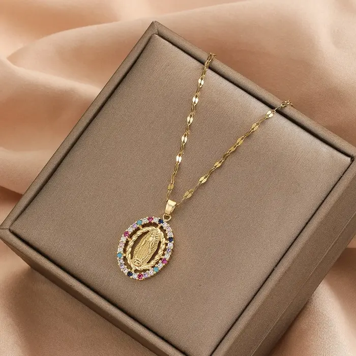 Nouveau Design de collier en Zircon coloré personnalisé