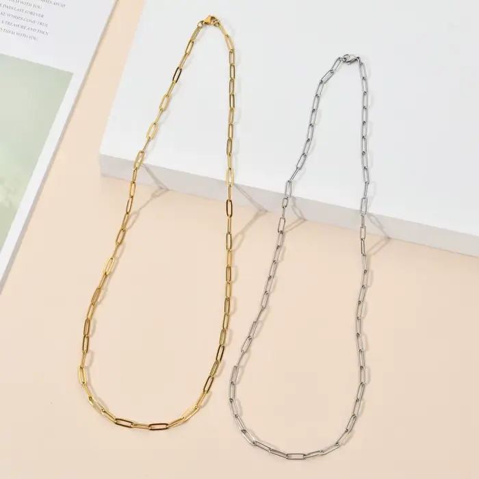 ZMZY – ensemble de bijoux en acier inoxydable, collier ras du cou, style Boho, Hip hop, cadeau à faire soi-même, Bracelets pour femme