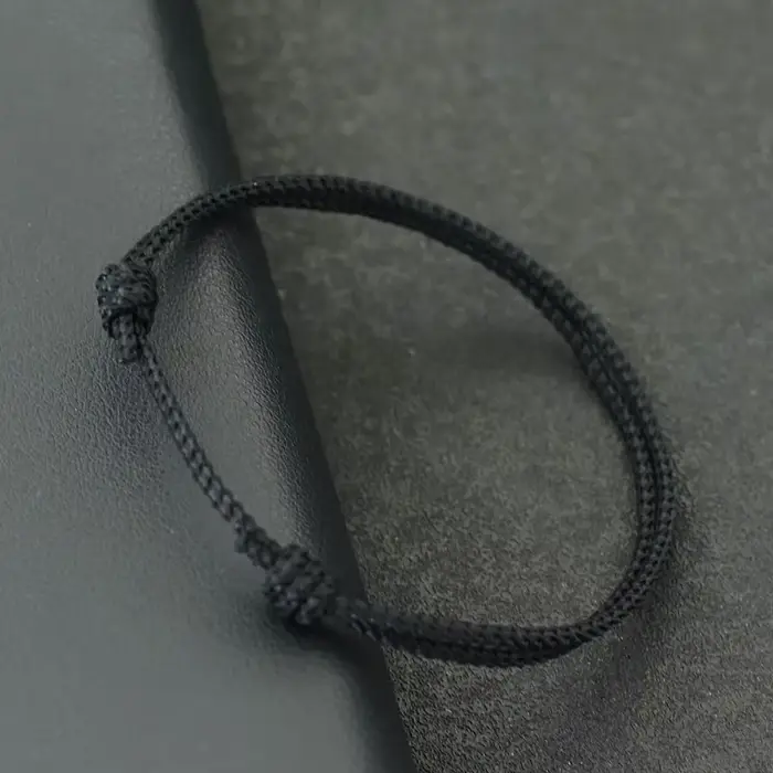 Bracelet Simple pour petit ami mari, tissage fait à la main, corde coulissante et réglable, cadeau d