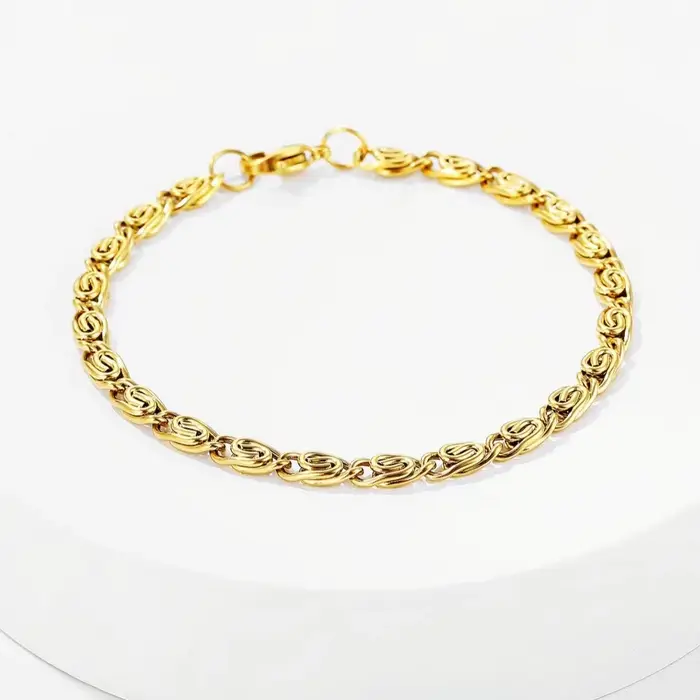 Nouveaux bracelets de luxe en or 18 carats