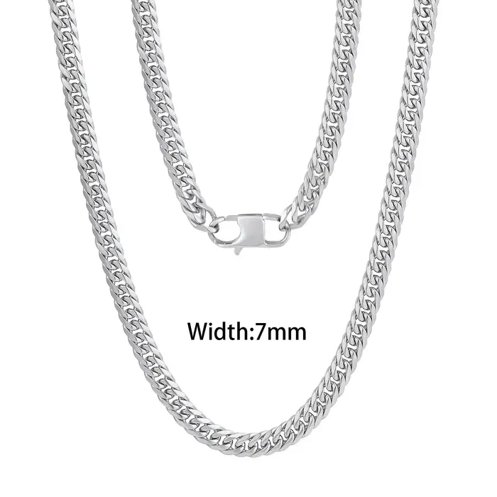 Colliers plaqués or 18 carats pour hommes