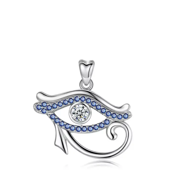 EUDORA – collier pendentif œil d'horus en argent Sterling 925