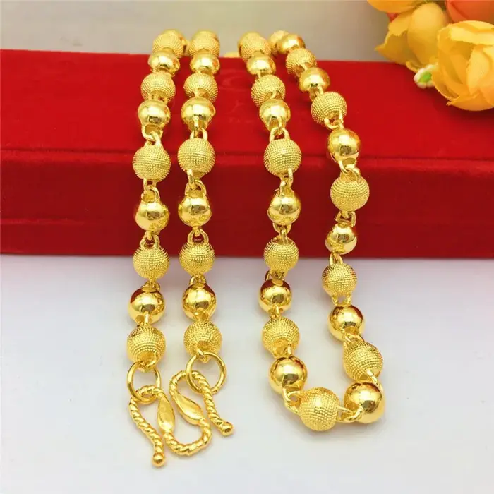 Collier en or 18 carats plaqué argent 925