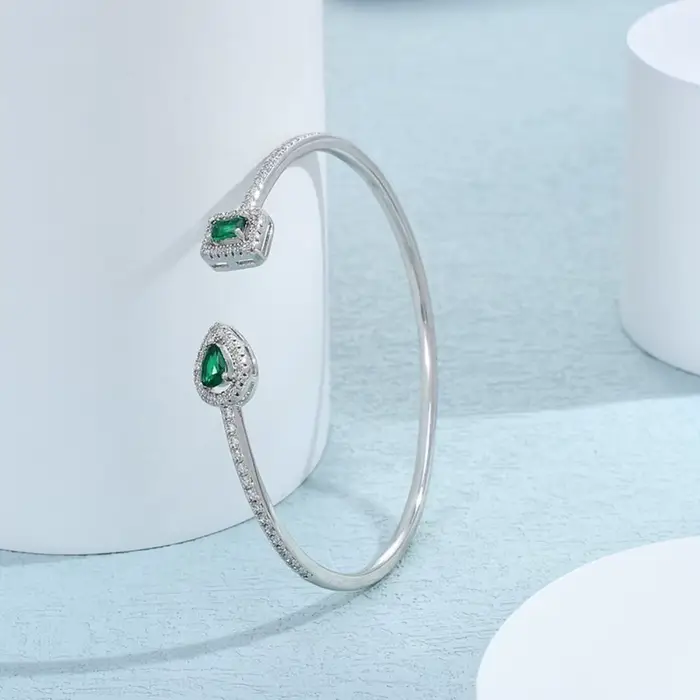 Bracelet Manchette en Perle Géométrique Style Coréen INS Ajustable pour Femme Homme Occasions Spéciales