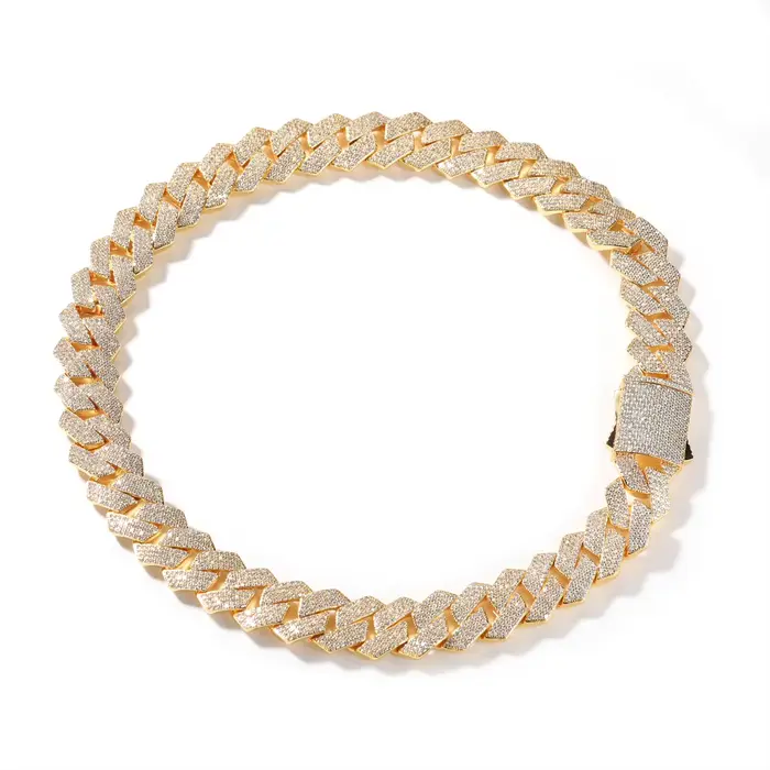 UWIN – collier chaîne cubaine à mailles fines de 20mm