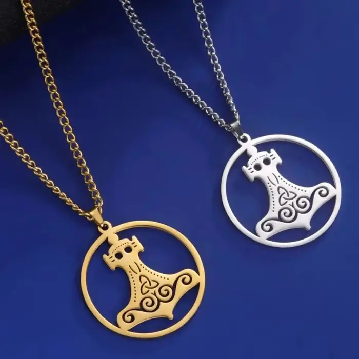 LIKGREAT – collier marteau de Thor pour hommes