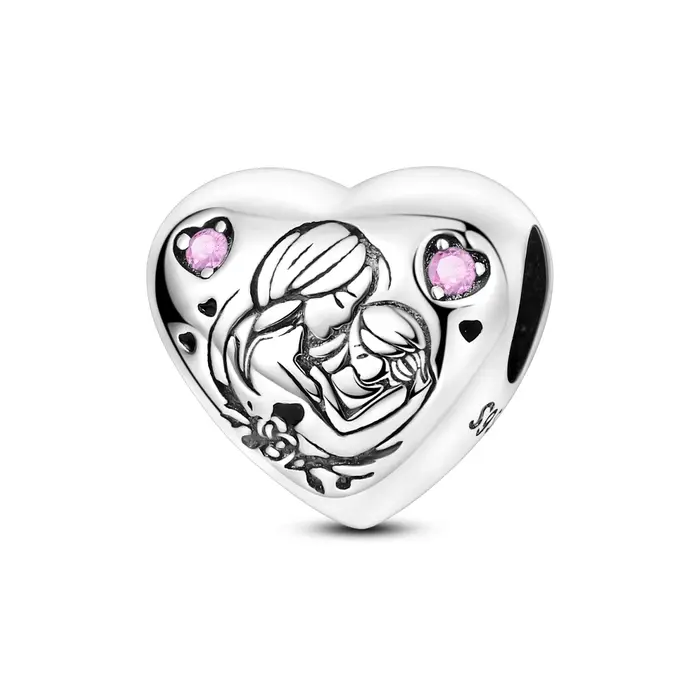 Pendentif en argent Sterling 925, série I Love My Mom, adapté au collier, Bracelet Original, DIY, ca