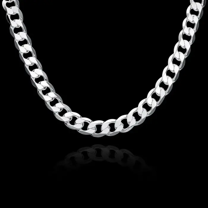 Collier en argent sterling 925 pour hommes