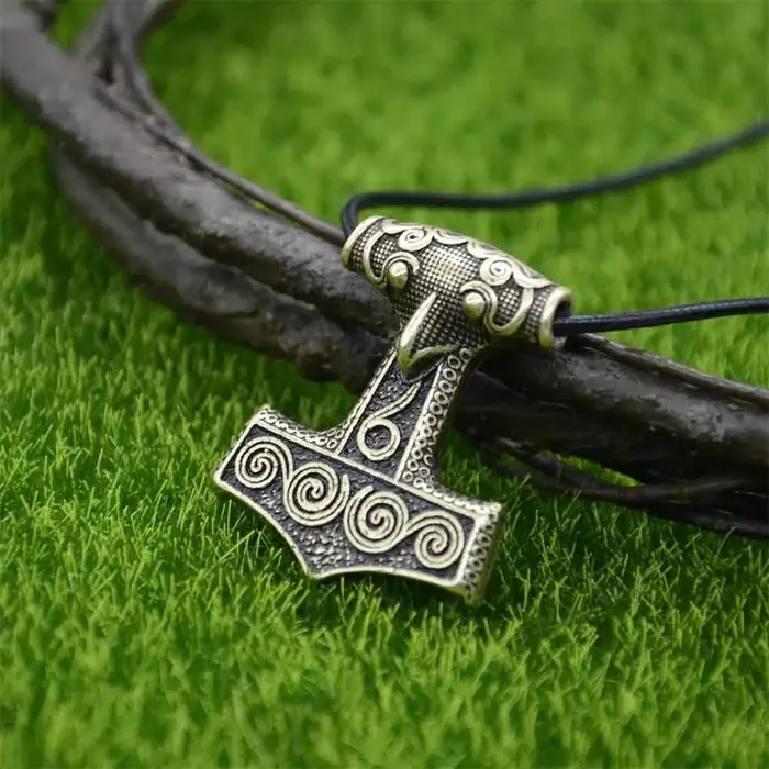 Thor marteau Mjolnir bijoux Odin corbeau amulette Talisman Viking pendentif collier hommes