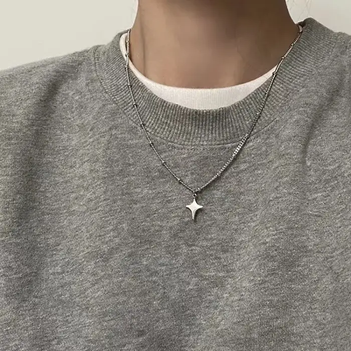 Collier Vintage Simple et tendance pour hommes et femmes