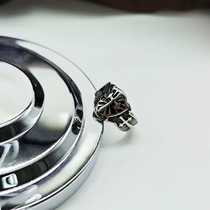 Bague Bouclier des Templiers pour Hommes