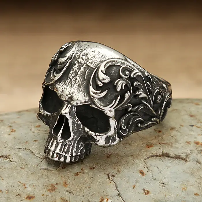 Bague gothique Vintage pour hommes et femmes